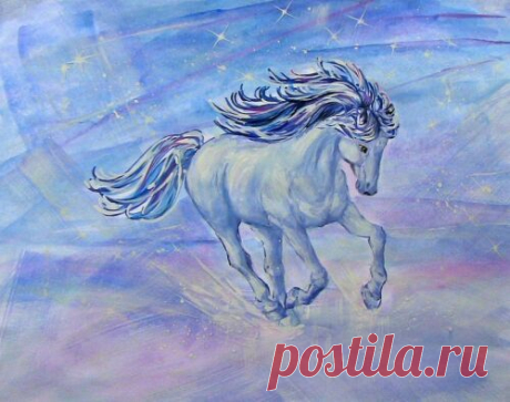 Искусство бега лошадь живопись оригинальный подарок 9.06 х 11.42 дюймов (примерно 29.01 см) ручной работы | eBay