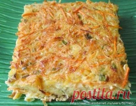 Овощной кугель. Безумно вкустнo!! Быстро, легко