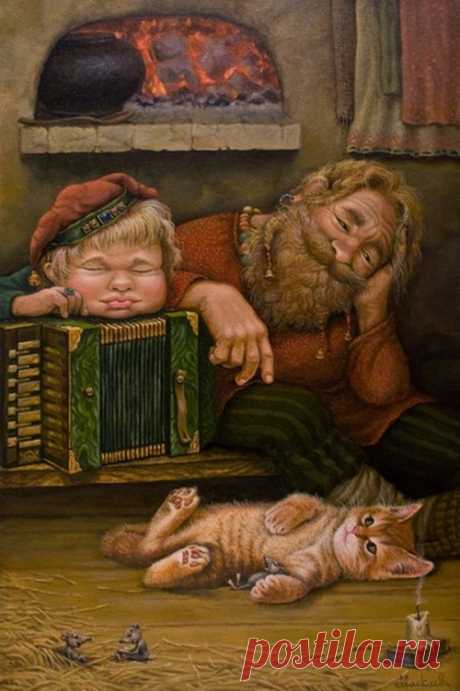 Картины художника Александра Васильевича Маскаева (60 работ) » Картины, художники, фотографы на Nevsepic