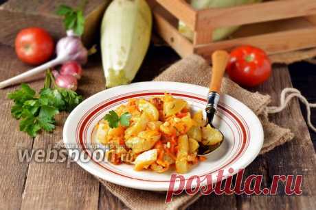 Готовим овощное рагу с кабачками в духовке 
Летом кабачок частый гость на нашем столе, ведь готовится этот овощ легко и просто. Сами кабачки в сезон стоят смешные копейки, а у многих они в огромных количествах растут на огороде или даче. И самое главное — кабачковые блюда всегда получаются очень сочными, вкусными и ароматными. Неудивительно, что хозяйки из года в год разыскивают новые интересные рецепты блюд из кабачков.  
Предлагаю приготовить рагу из кабачков в духовке....
