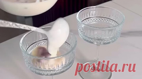 🍮 Вкуснейший десерт из ряженки без выпечки