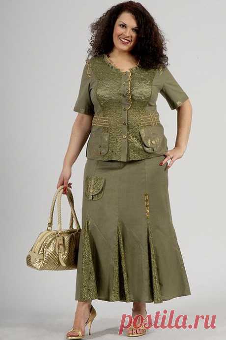 Стильная одежда для полных