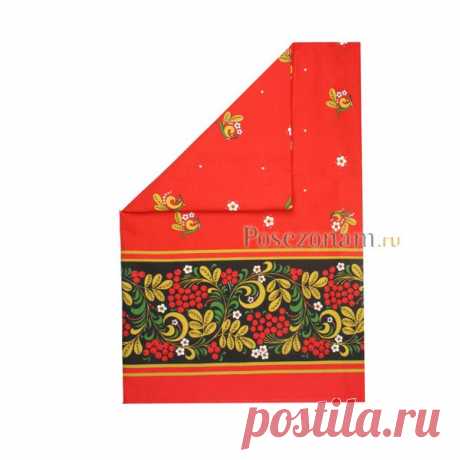 ВОТ  ЕЩЕ  ТАКИЕ   Скатерть &quot;Хохлома-красная&quot; - Текстиль для кухни - www.posezonam.ru/content/