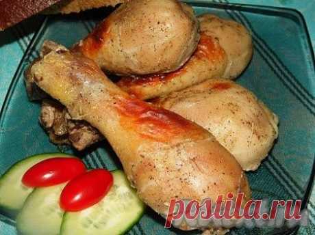 Куриные ножки в кефире в духовке