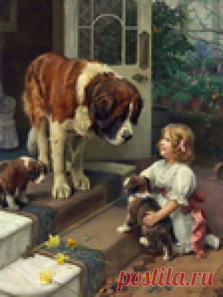 Художник Arthur John Elsley (1860 – 1952). Мастер сентиментальной живописи