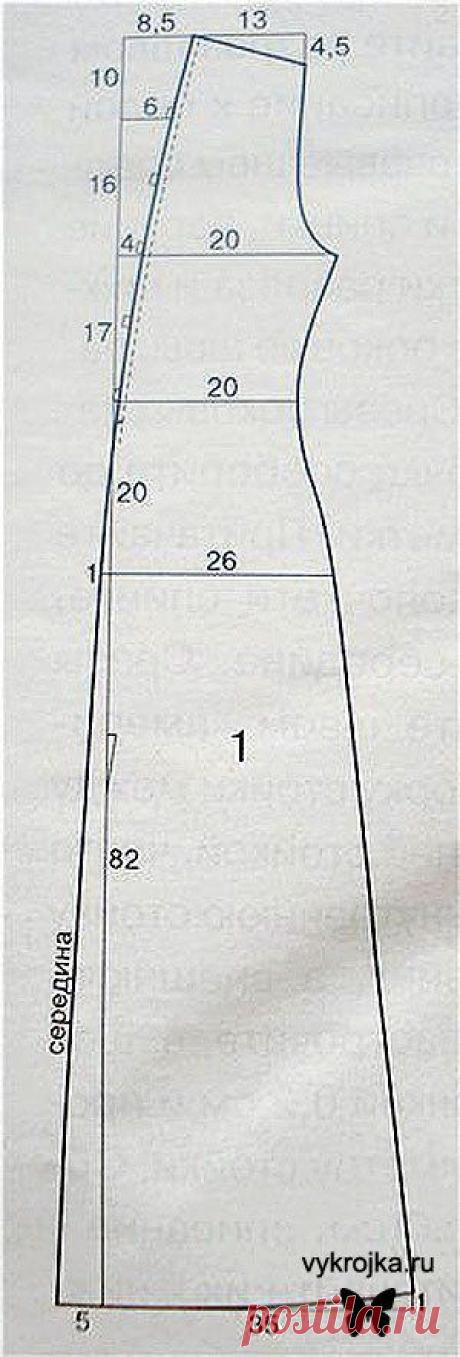 Выкройка платья из трикотажа