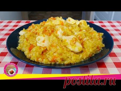 Вкусная пшеничная каша с курицей. Простая и полезная каша на каждый день