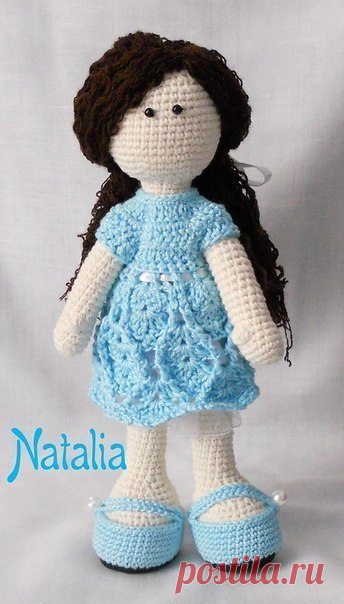 Вязаная куколка. Описание. Автор: Natalia