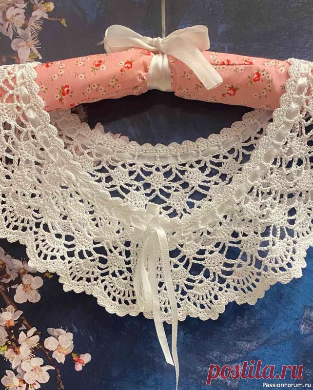 Новые воротнички. Схемы | Вязаные крючком аксессуары