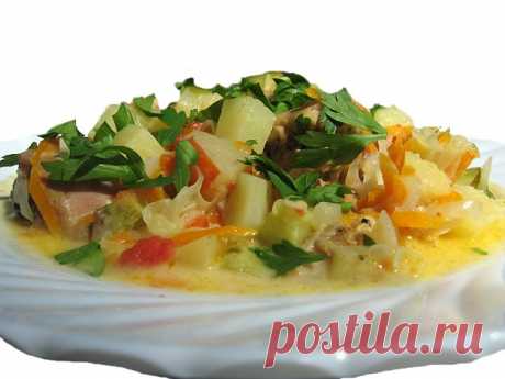 161. Овощное рагу с курочкой