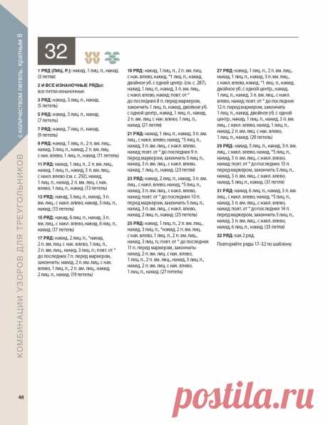 Интересная методика создания схем для шалей по книге Мелиссы Липман. Конструктор для начинающих и опытных вязальщиц | Сундучок с подарками | Дзен