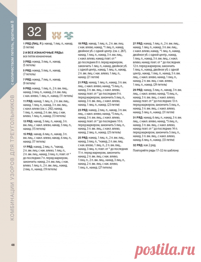 Интересная методика создания схем для шалей по книге Мелиссы Липман. Конструктор для начинающих и опытных вязальщиц | Сундучок с подарками | Дзен