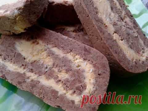 Вкуснейший печёночный рулет.