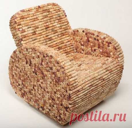 Креатив из винных пробок
