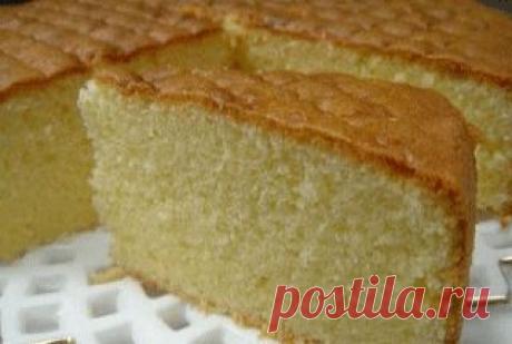 Бисквит на кефире / Тесто / TVCook: пошаговые рецепты c фото