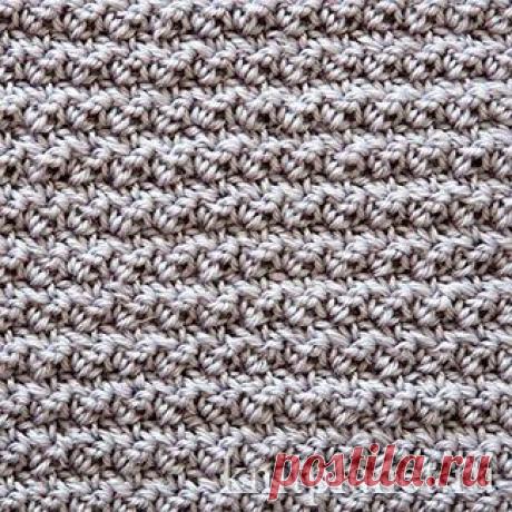 Вязание плотный узор крючком