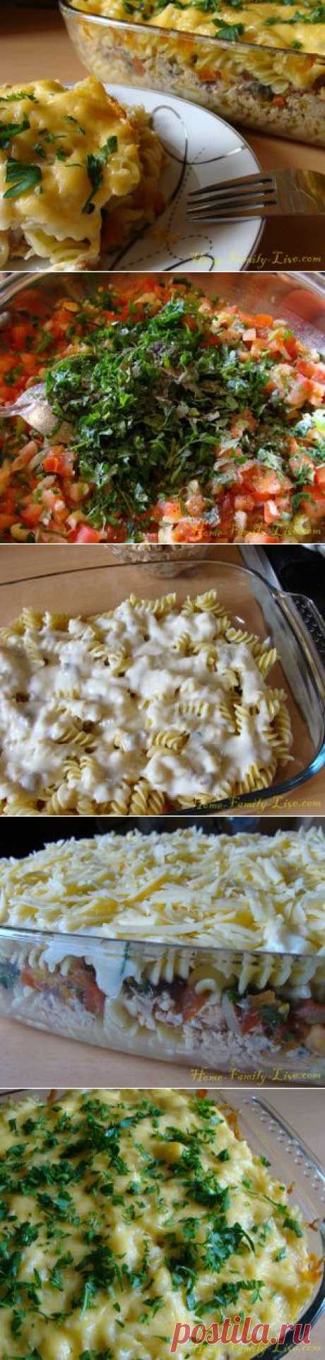 Макаронная запеканка - Кулинарные рецепты
