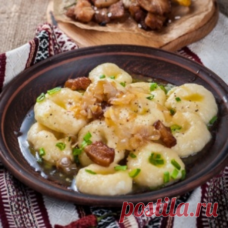 Необычные картофельные галушки