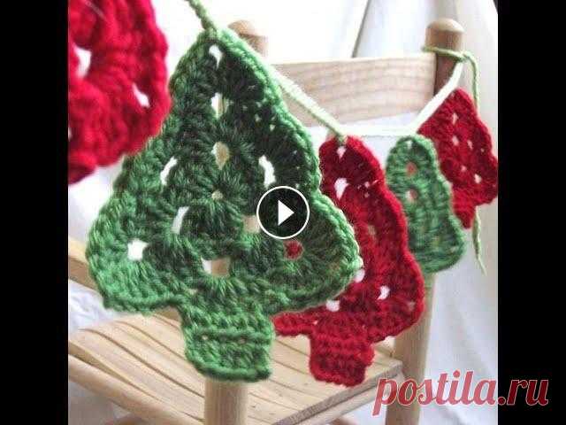 НОВОГОДНЯЯ ЁЛОЧКА крючком / CHRISTMAS TREE crochet Елочка, связанная крючком, станет прекрасным элементом новогоднего декора, который не только украсит дом, но и наполнит его душевностью и уютом, прису...