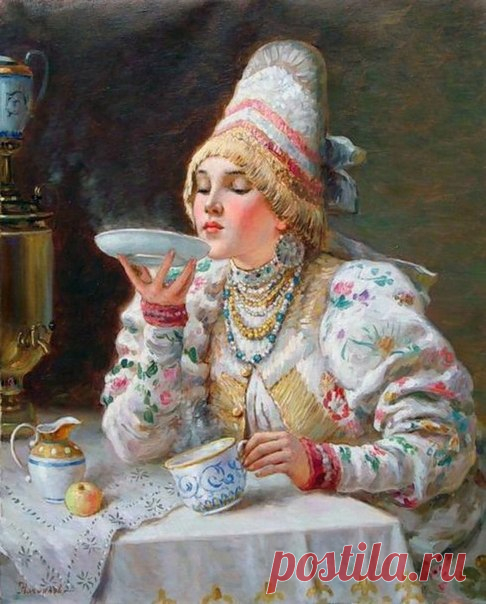 РУССКОЕ ЧАЕПИТИЕ: ЧАЙ ИЗ БЛЮДЦА