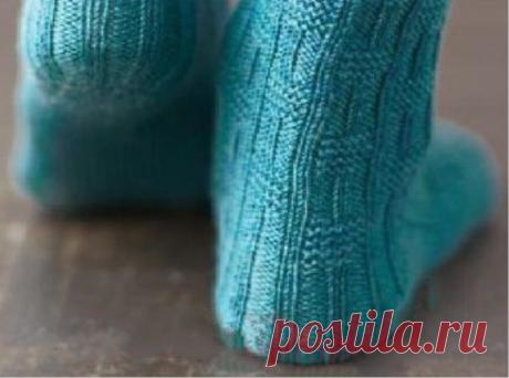 Knitted socks free pattern