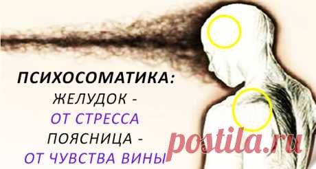 Боль в теле,которая отражает проблемы в вашей жизни! - Психология Любви Знаете, что получится, если скрестить медицину и психологию? Удивительная вещь получится! Психосоматика. Это...