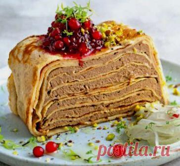 Блины праздничные с необыкновенно вкусной начинкой