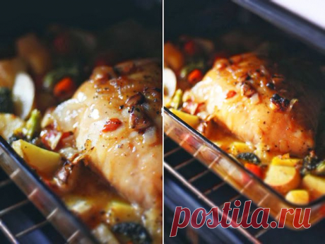 Foodclub — кулинарные рецепты с пошаговыми фотографиями - индейка с грушами и брокколи в кисло-сладком соусе