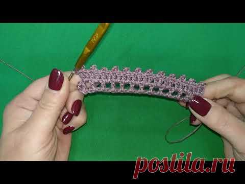 #крючком #crochet Обвязка края крючком / Crochet edge DIY
