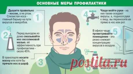 Насморк. Основные меры профилактики