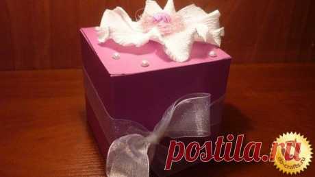 коробочка из картона своими руками