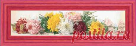 2 букета. FIORI. Вышивка крестом, схемы