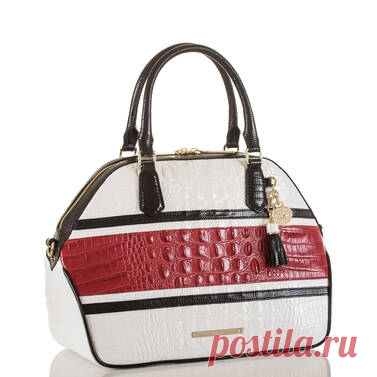 Hudson Satchel Cherry Tree Lovina | Brahmin