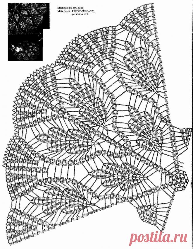 Вязаные крючком салфетки — работы Альбины Петровны - вязание крючком на kru4ok.ru