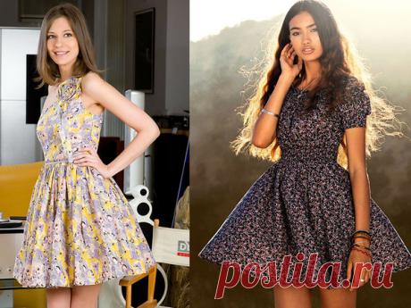 Как сшить платье своими руками. 4 выкройки, а также пошив платья без выкройки | Блог Шпильки | Яндекс Дзен