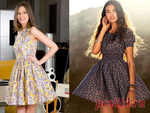 Как сшить платье своими руками. 4 выкройки, а также пошив платья без выкройки | Блог Шпильки | Яндекс Дзен