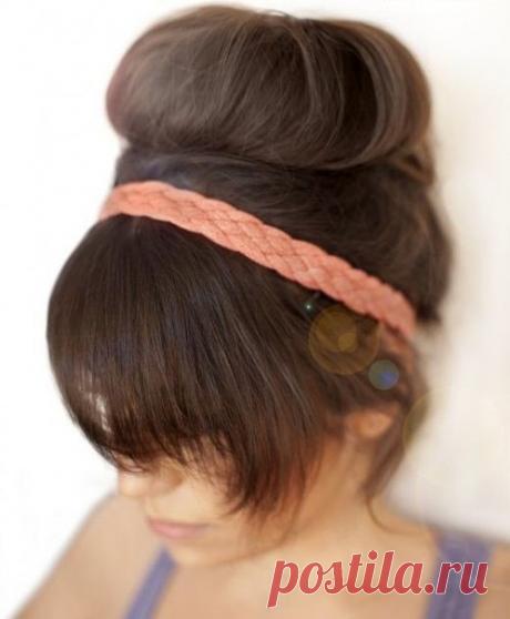 Обруч из старой футболки