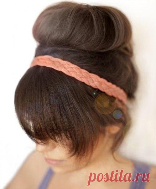 Обруч из старой футболки