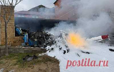 Упавший в Дагестане вертолет с туристами направлялся в Избербаш. Вертолет выполнял частный рейс, сообщили в ГУ МЧС по республике