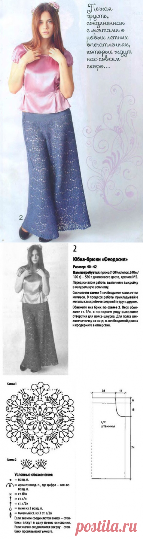 Юбка-брюки «Феодосия».