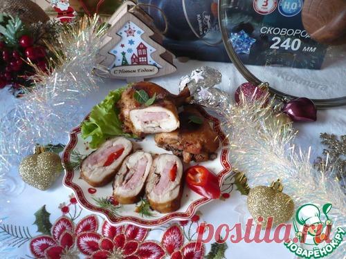 Фаршированные куриные голени на Новогодний стол – кулинарный рецепт