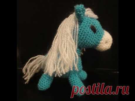 ЛОШАДКА символ 2014 года Часть 1 Вязание крючком HOBU symbol of 2014 Part 1 Crocheting