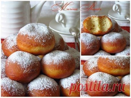 Лимонно-ванильные пончики