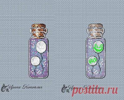 схема для вышивки крестом Страшно красиво