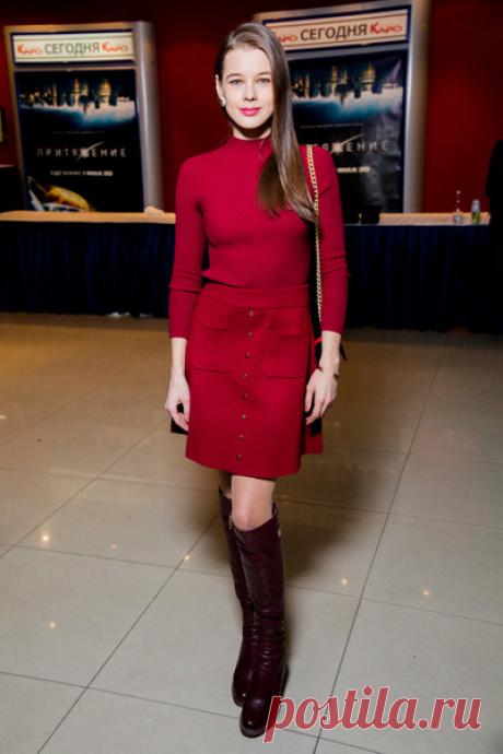 Счастливые Бондарчук и Андреева, вечно молодая Пугачева и другие знаменитости на премьере фильма «Притяжение» : Екатерина Шпица / фото 41  Екатерина Шпица