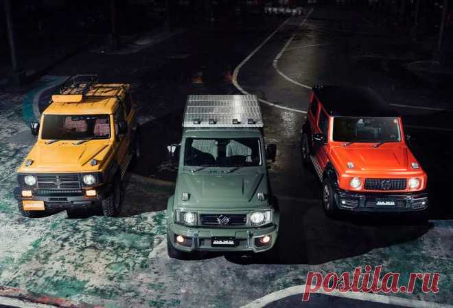Suzuki Jimny, стилизованные под G-класс