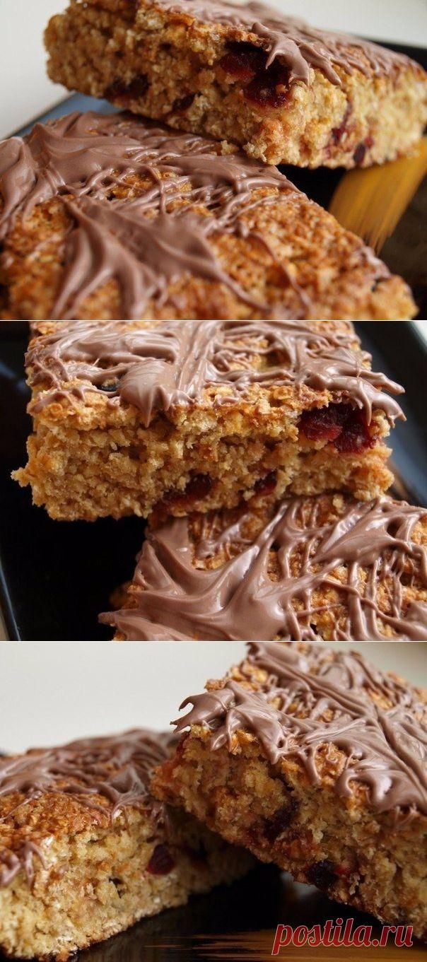 Как приготовить овсяные квадратики - рецепт, ингридиенты и фотографии