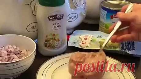 Салат с тунцом и пекинской капустoй
