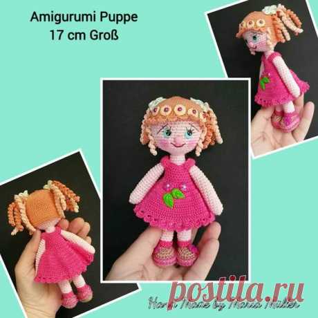Amigurumi Puppe häkeln mit Spiral Zöpfe 17 cm Groß Amigurumi Puppe mit Spiral Zöpfe 17 cm Groß
Diese Anleitung ist nicht für Anfänger geeignet
Dies ist eine Anleitung und sie Beinhaltet nicht die fertige Puppe
Die PDF-Anleitung ist farbig bebildert, in deutsch und hat 22 Seiten
fast jeder Schritt wird