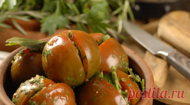 Помидоры по-армянски — отличная закуска! — Вкусные рецепты